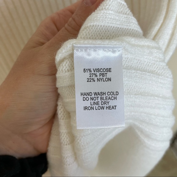 New Lulu’s Snuggle Party Ivory Mock Neck Midi Sweater Dress - Picture 7 of 8